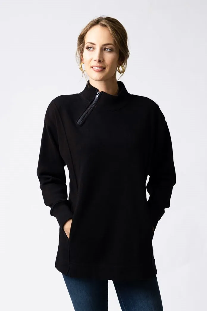 28" Long Sleeve Half Zip Pullover