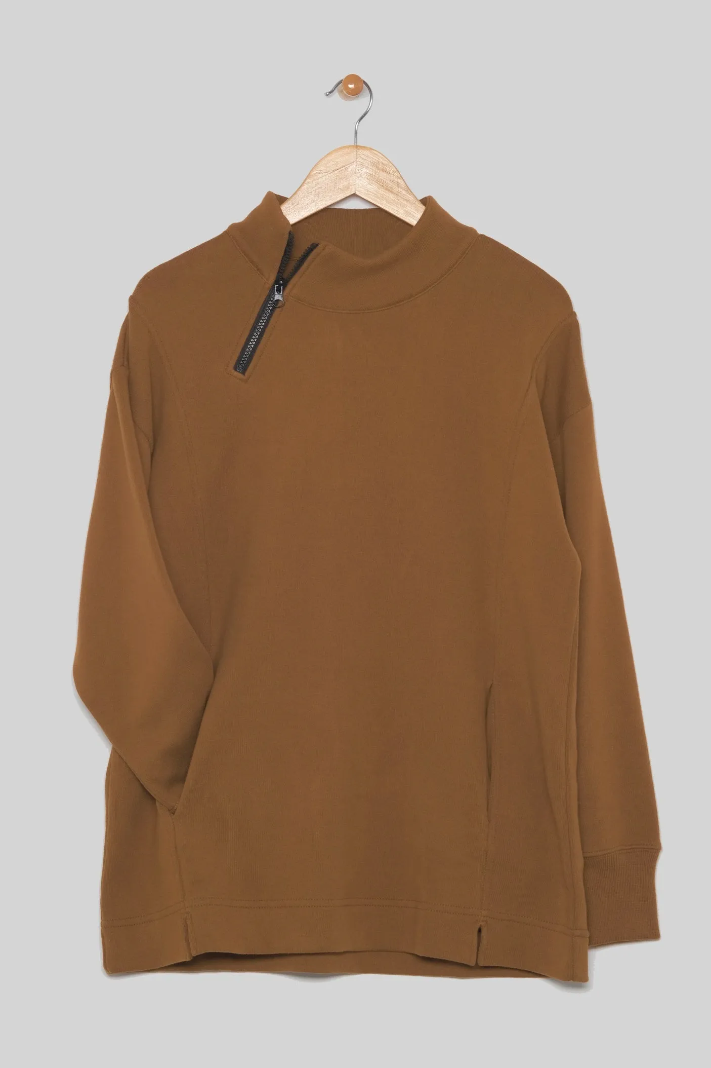 28" Long Sleeve Half Zip Pullover