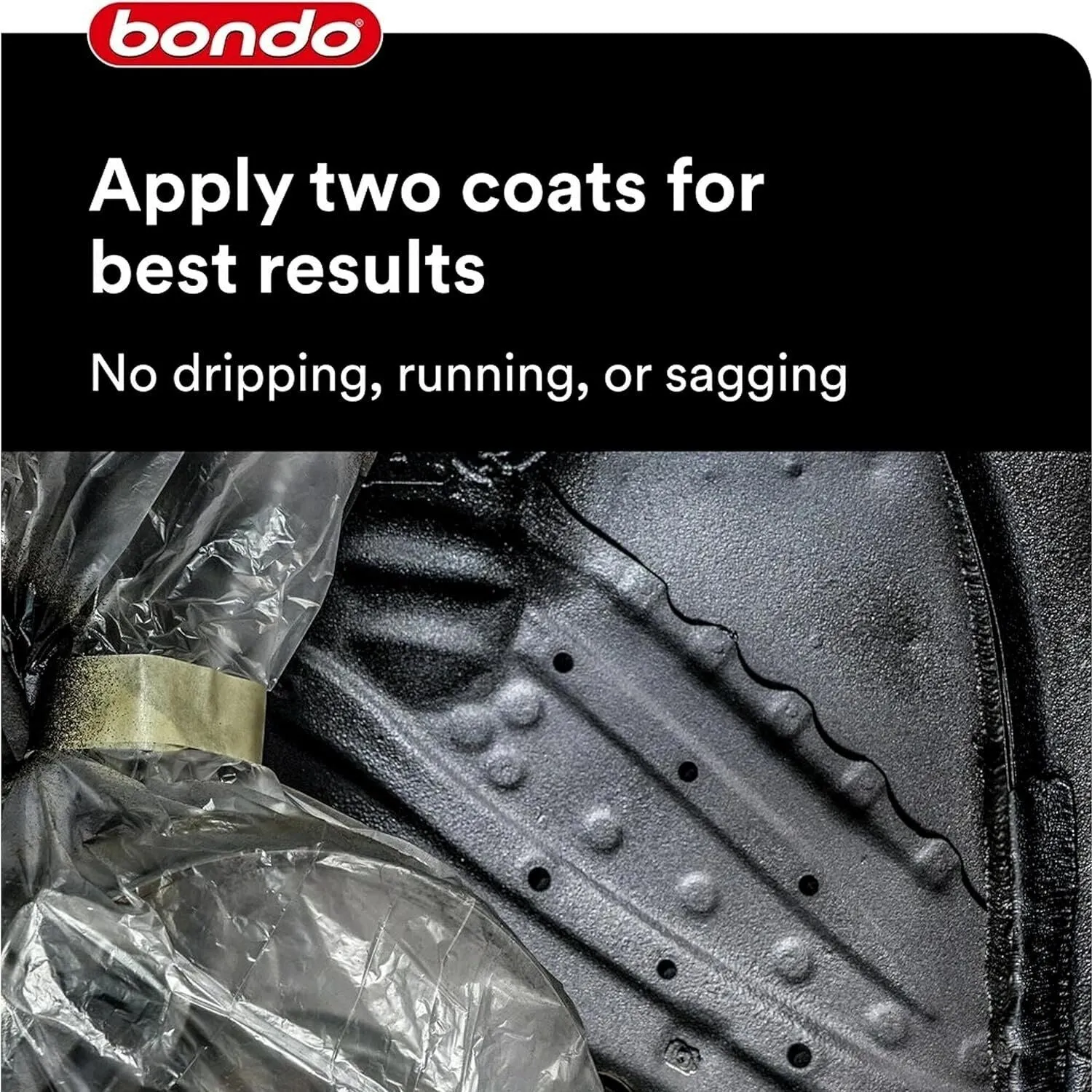 3M 737 18 oz Aerosol Can Of Black Bondo Rubberized Undercoating - Quantity of 3
