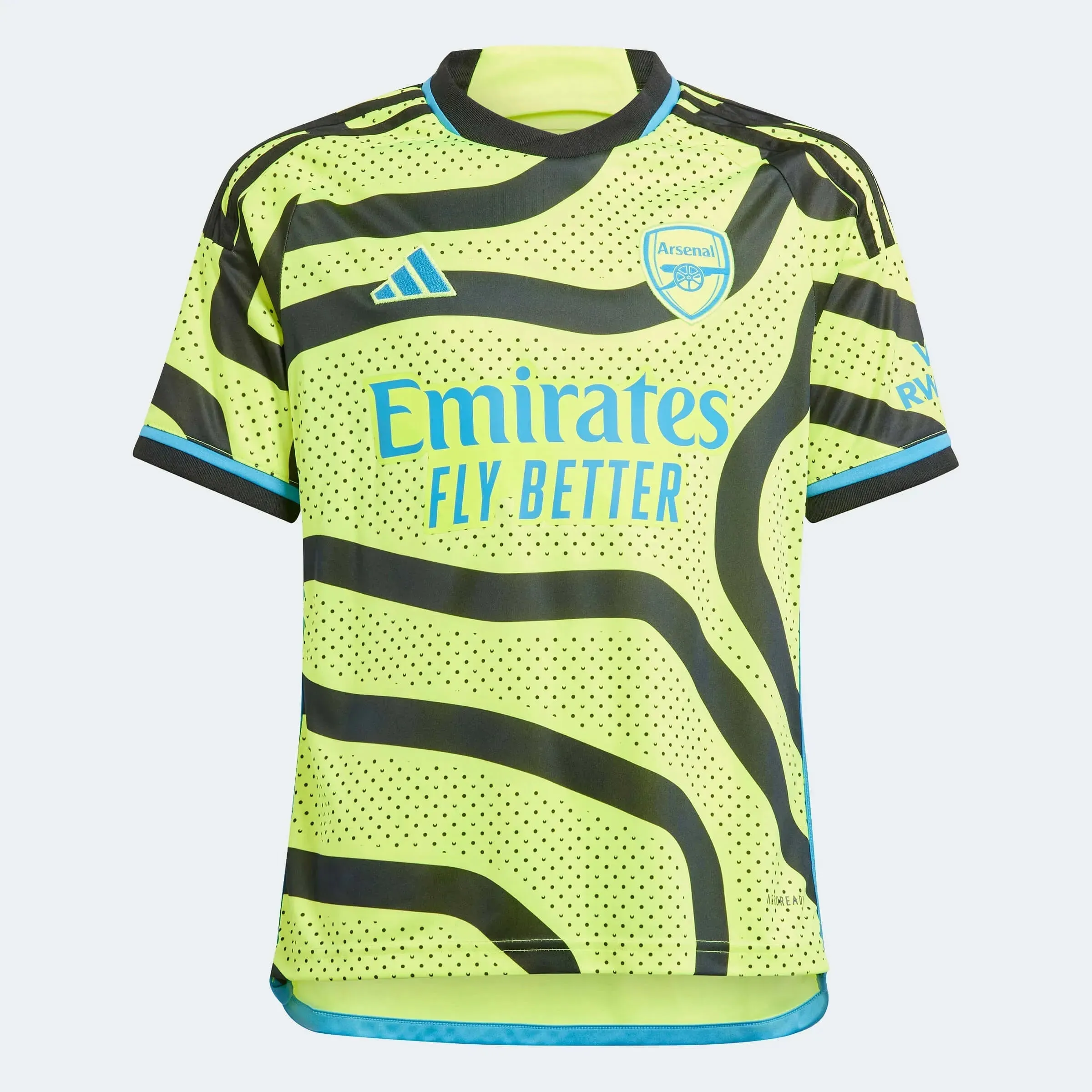 adidas 2023-24 Arsenal Youth Stadium Away Jersey