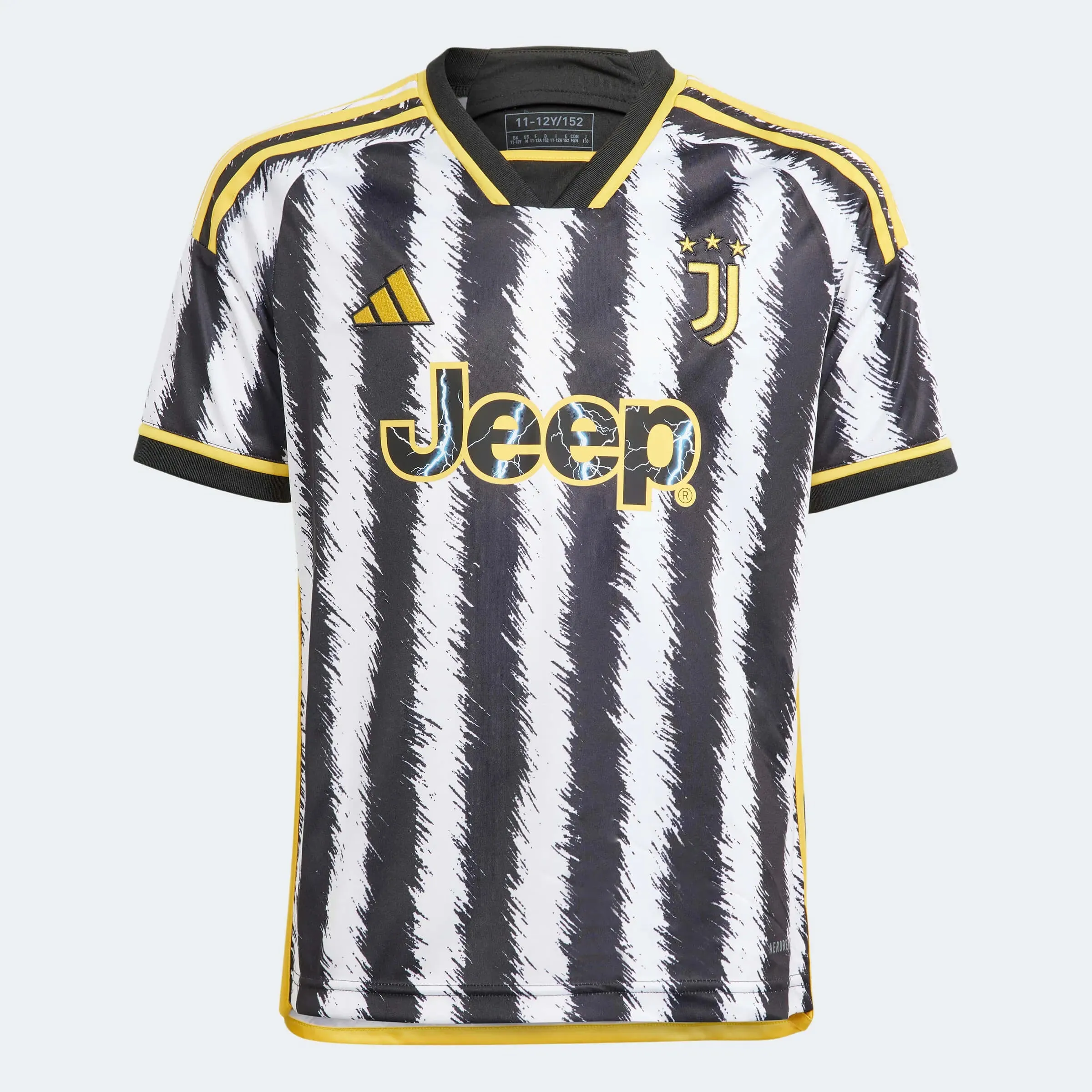adidas 2023-24 Juventus Youth Home Jersey