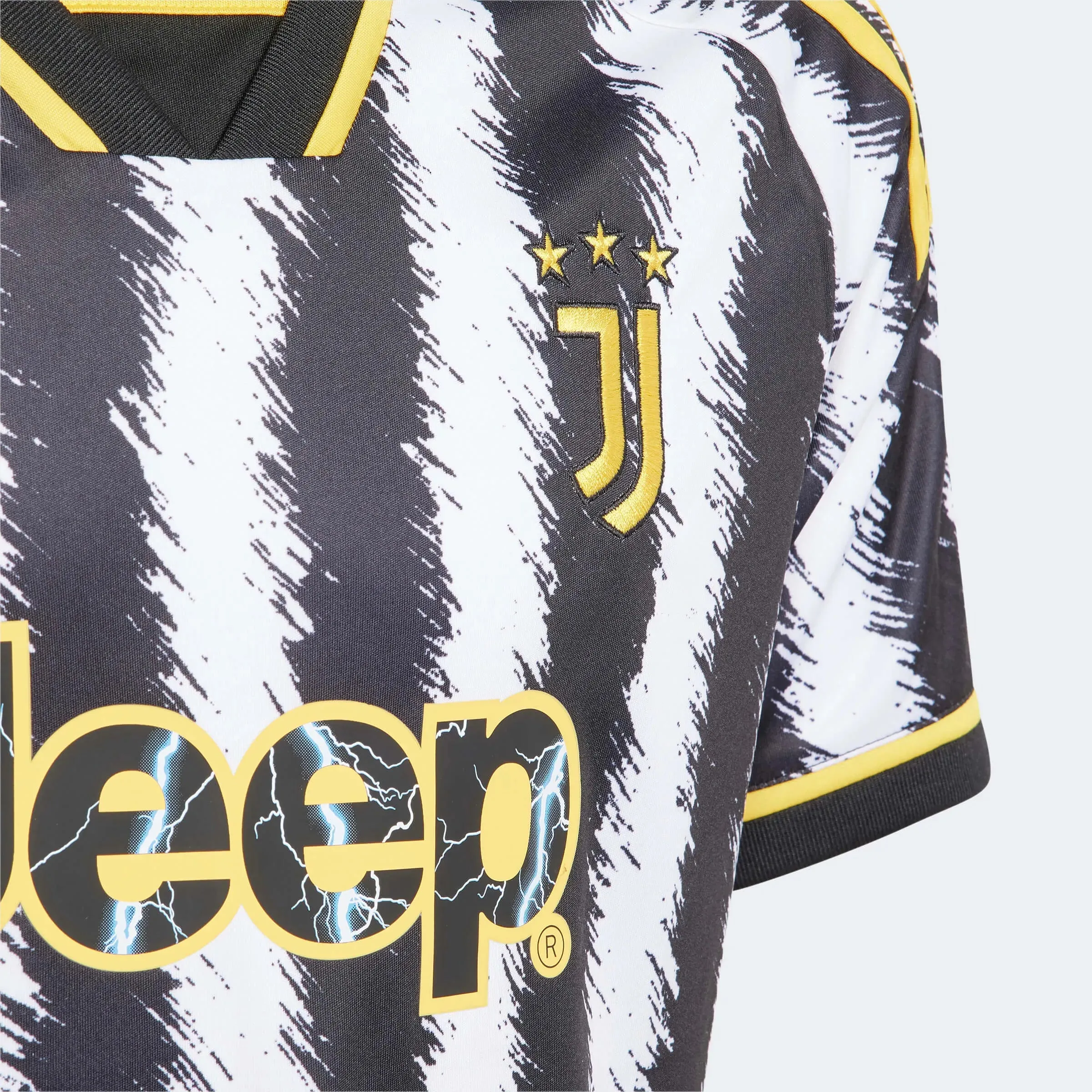 adidas 2023-24 Juventus Youth Home Jersey