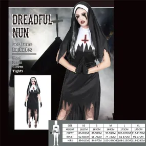 Adult Dreadful Nun Costume