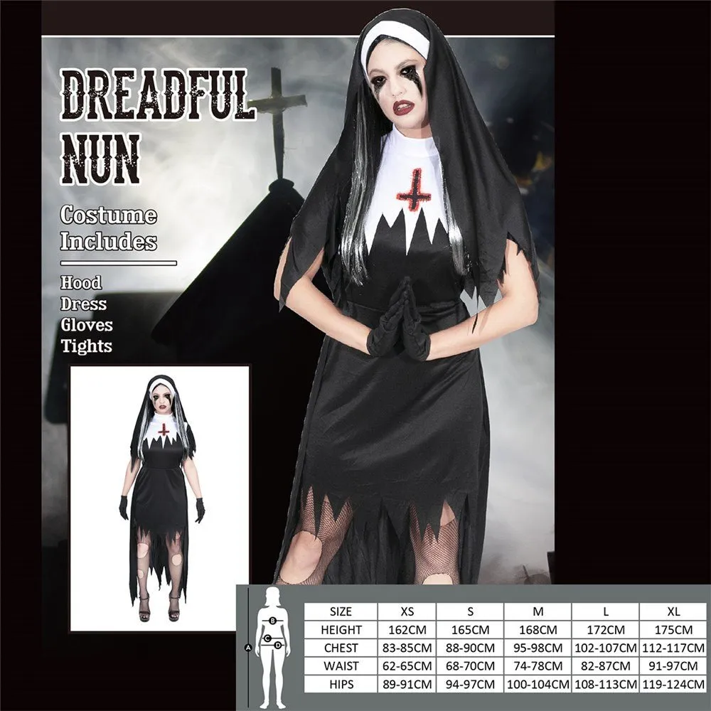 Adult Dreadful Nun Costume