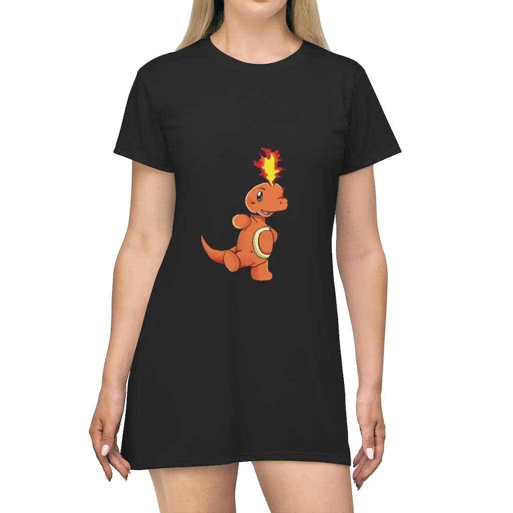 Angetapir All Over Print T-Shirt Dress