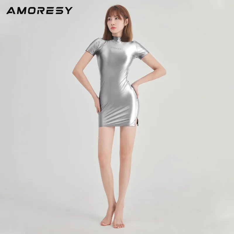 Auriana Turtleneck Minidress