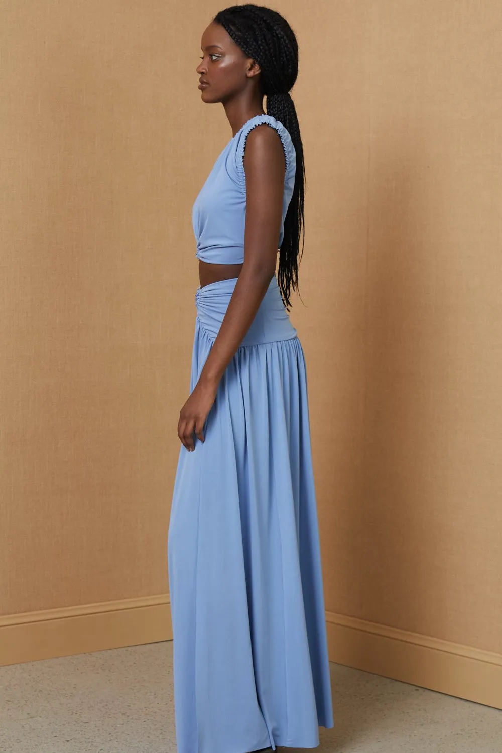 Bec & Bridge Minx Maxi Skirt - Dusk Blue