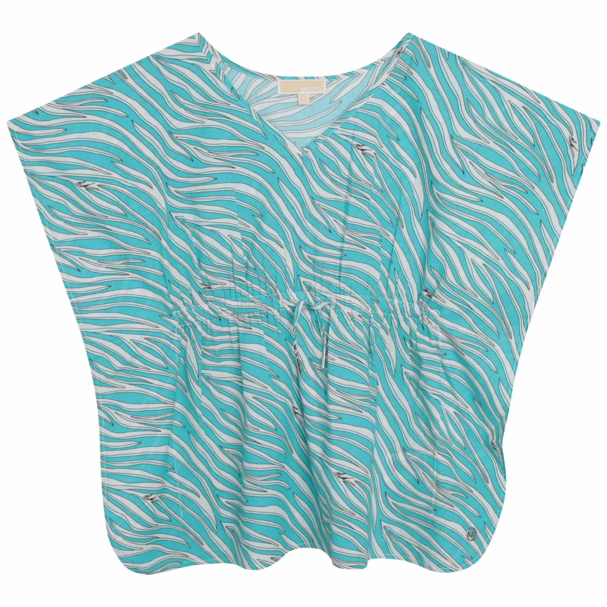 Blue Cotton Poncho