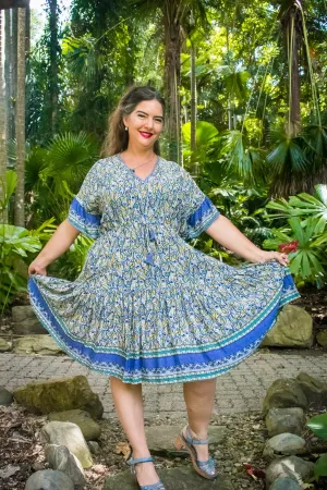 Bonnie Blue Midi Dress