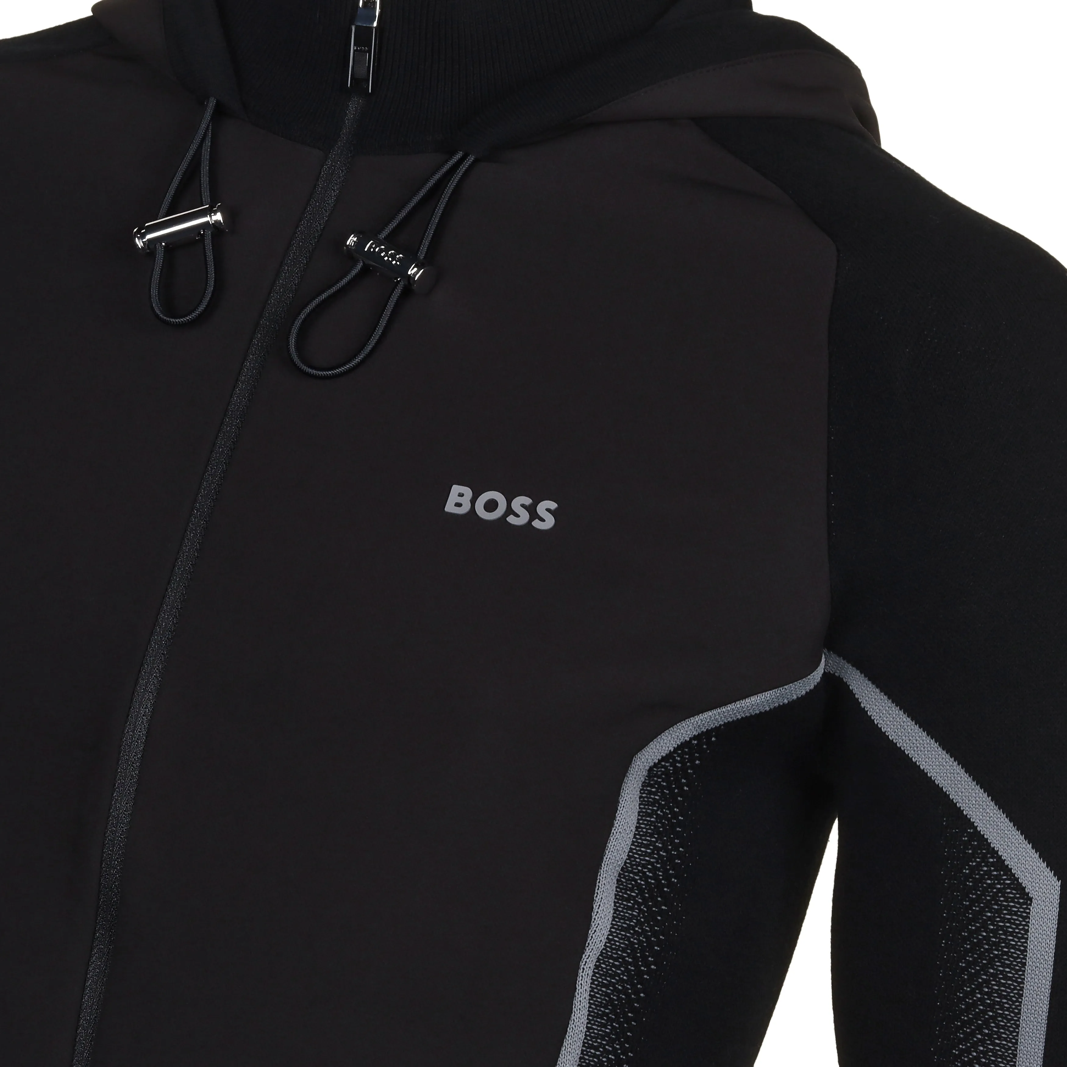 BOSS Mayler Full Zip Hooded Sweater SP24
