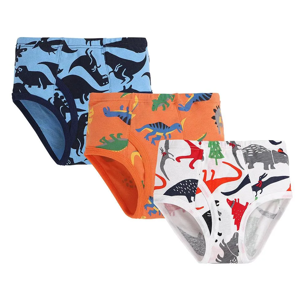 Boys' triangle pure cotton dinosaur children's underwear Wholesale Kids Clothing