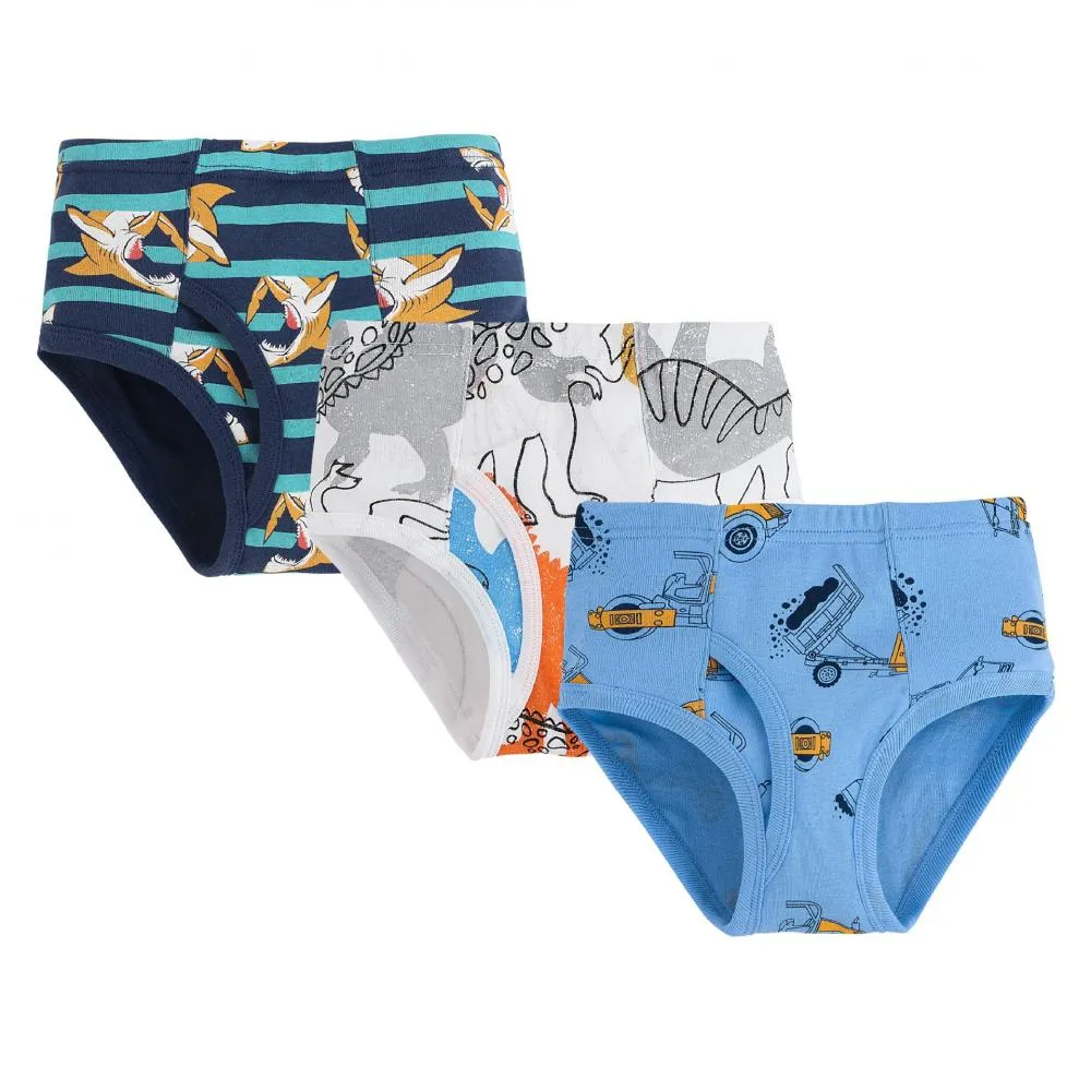 Boys' triangle pure cotton dinosaur children's underwear Wholesale Kids Clothing