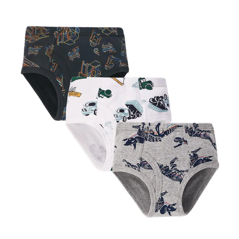 Boys' triangle pure cotton dinosaur children's underwear Wholesale Kids Clothing