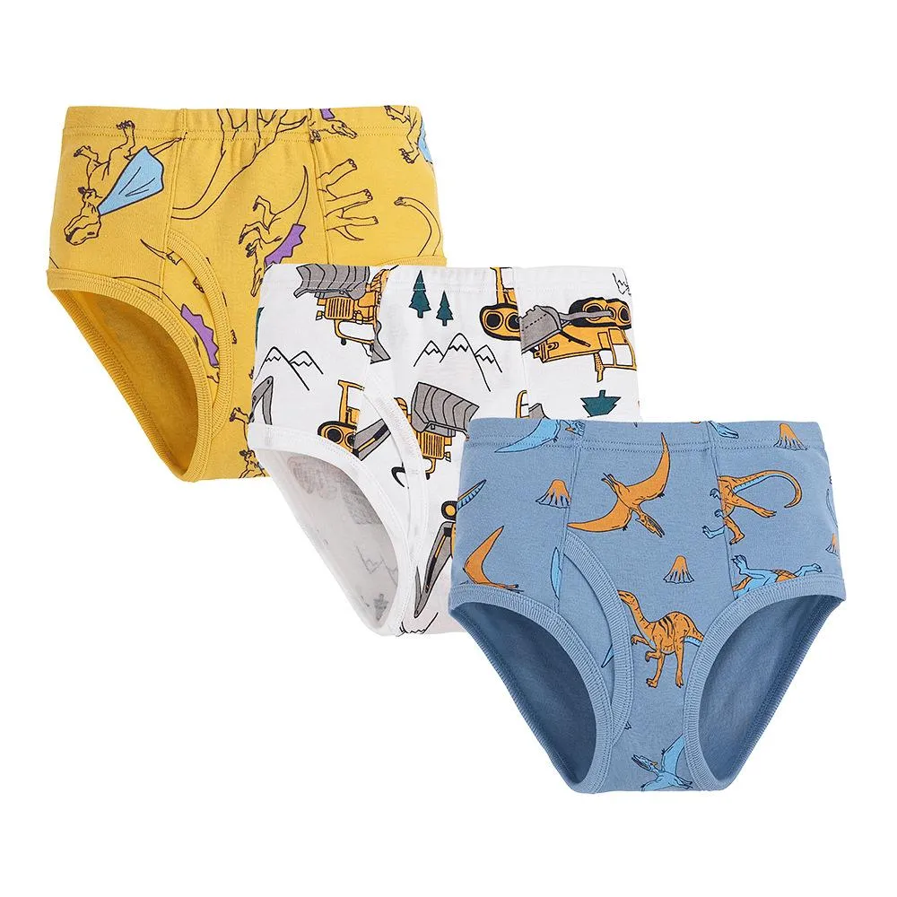 Boys' triangle pure cotton dinosaur children's underwear Wholesale Kids Clothing
