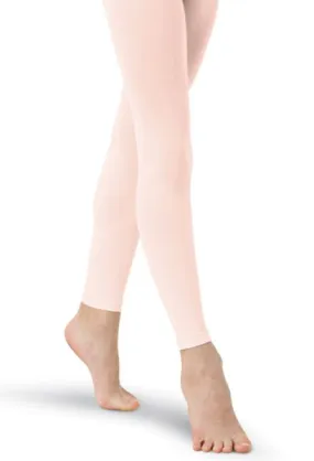 Capezio 1917  Adult Footless Tights w/Self Knit Waist Band