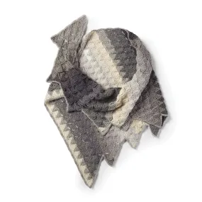 Caron Crochet Sawtooth Shawl