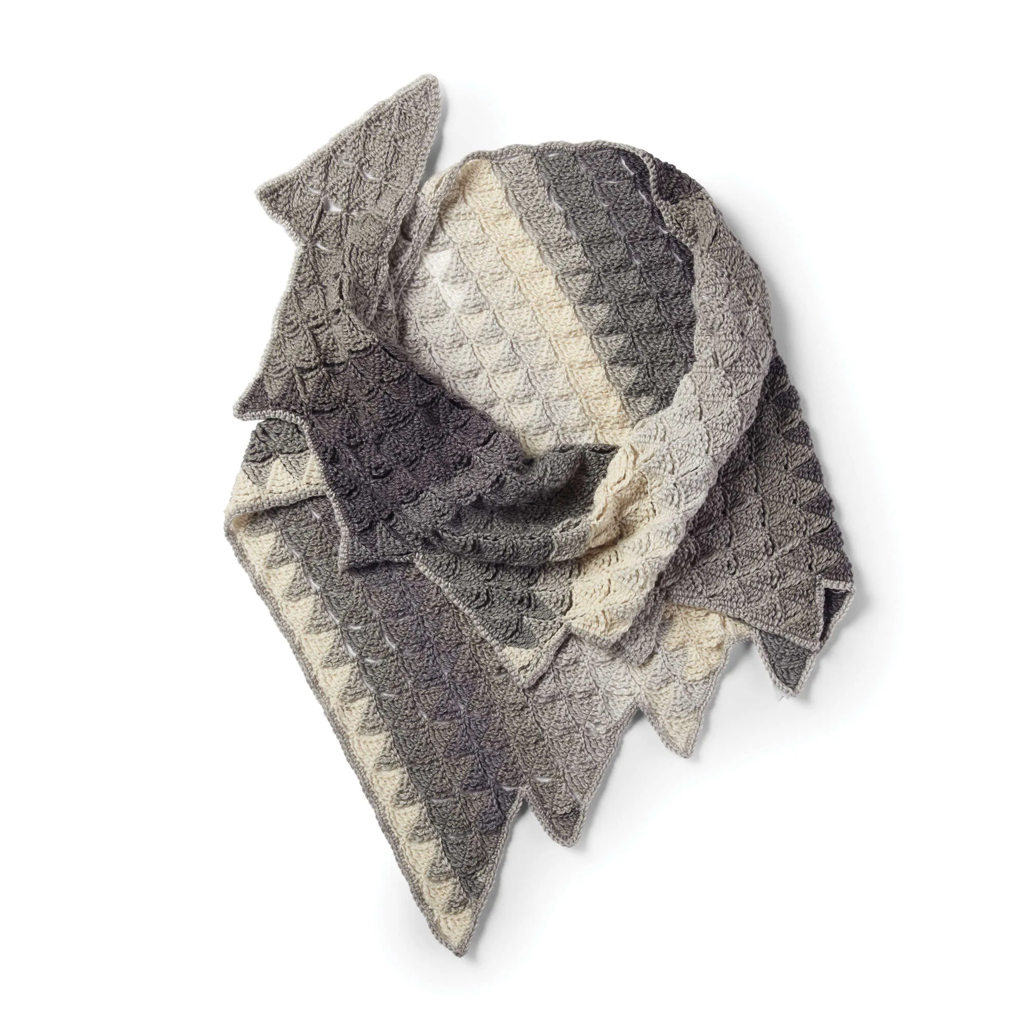 Caron Crochet Sawtooth Shawl