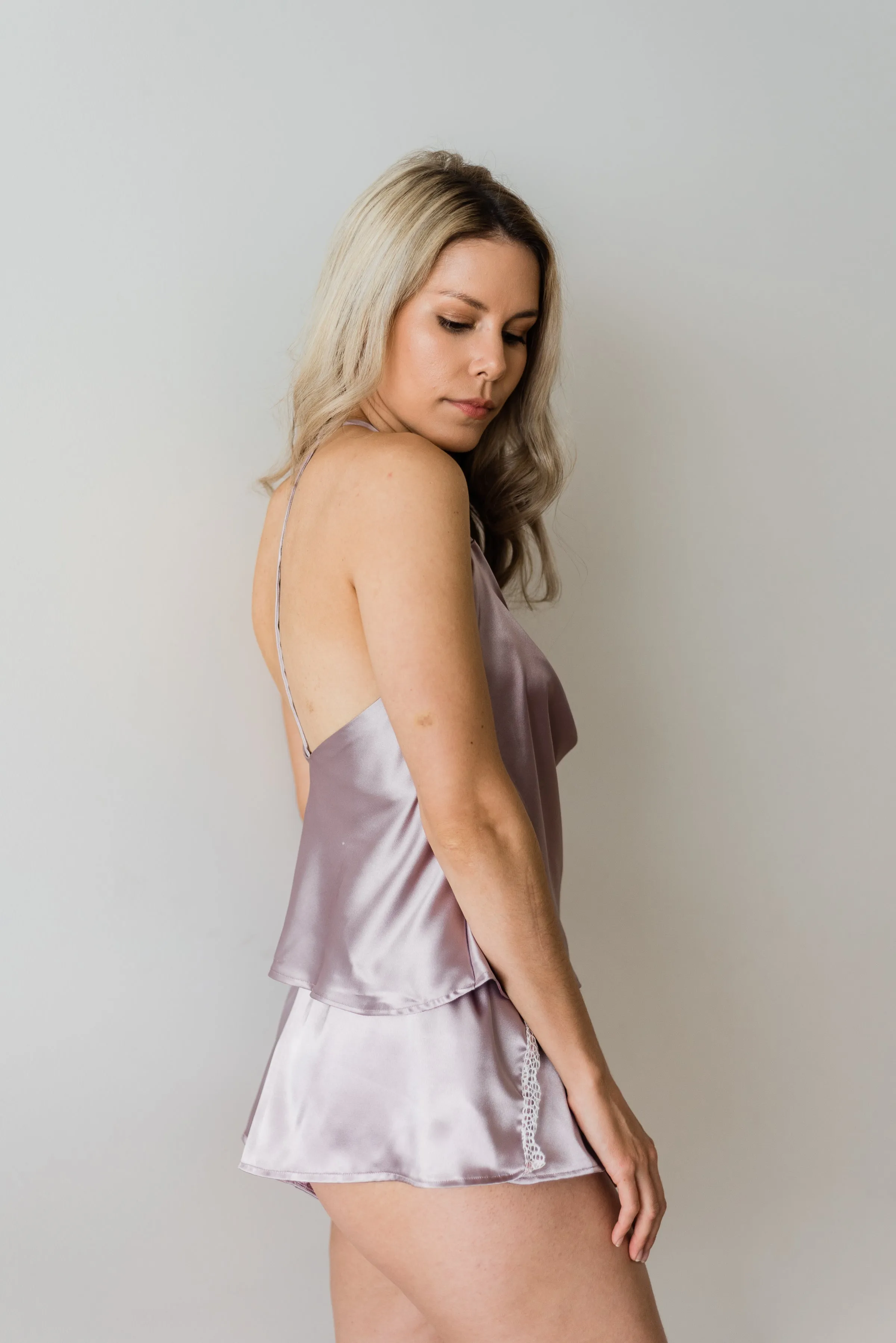 Celine Cowl Cami in Lavender
