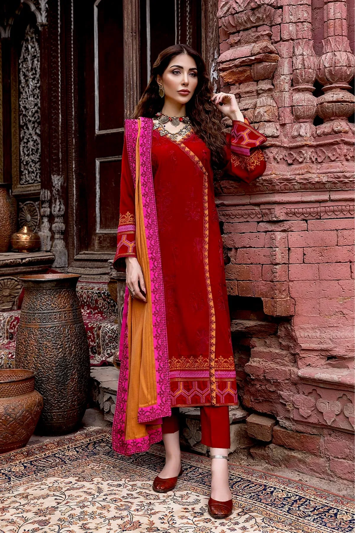 Charizma Poshima Winter Collection (with Woven Shawl) – PS-08