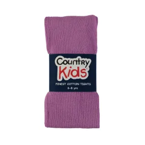 Country Kids Plain Tights Light Plum