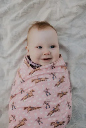Cowgirl Heart NEW FEEL Jersey Cotton Swaddle