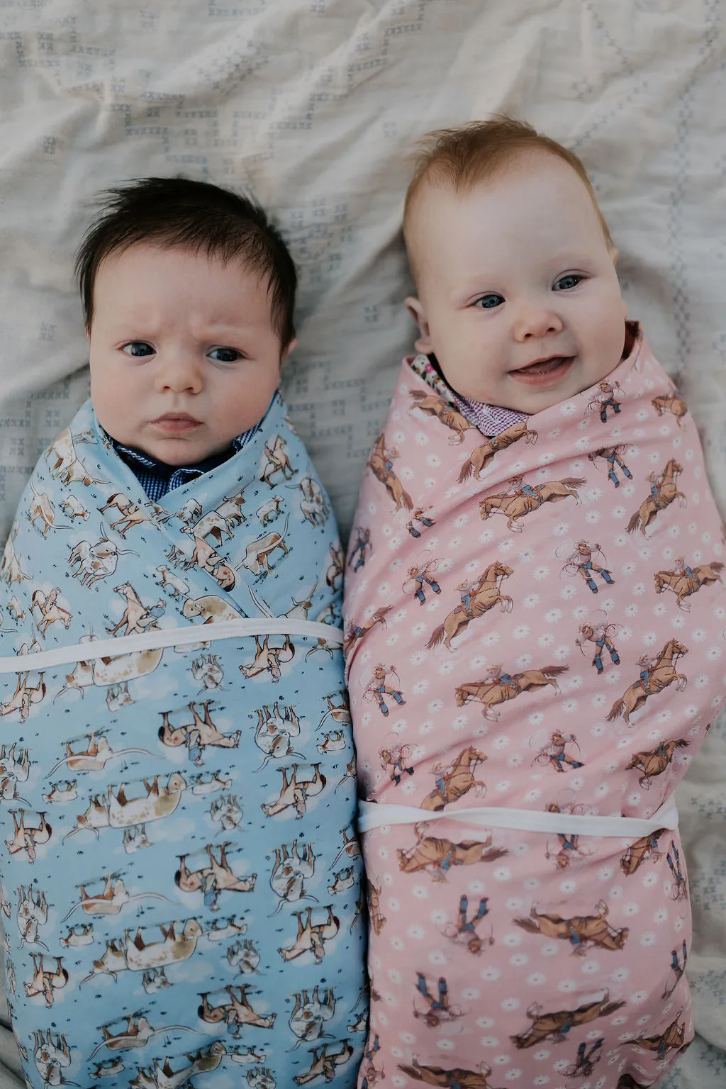 Cowgirl Heart NEW FEEL Jersey Cotton Swaddle