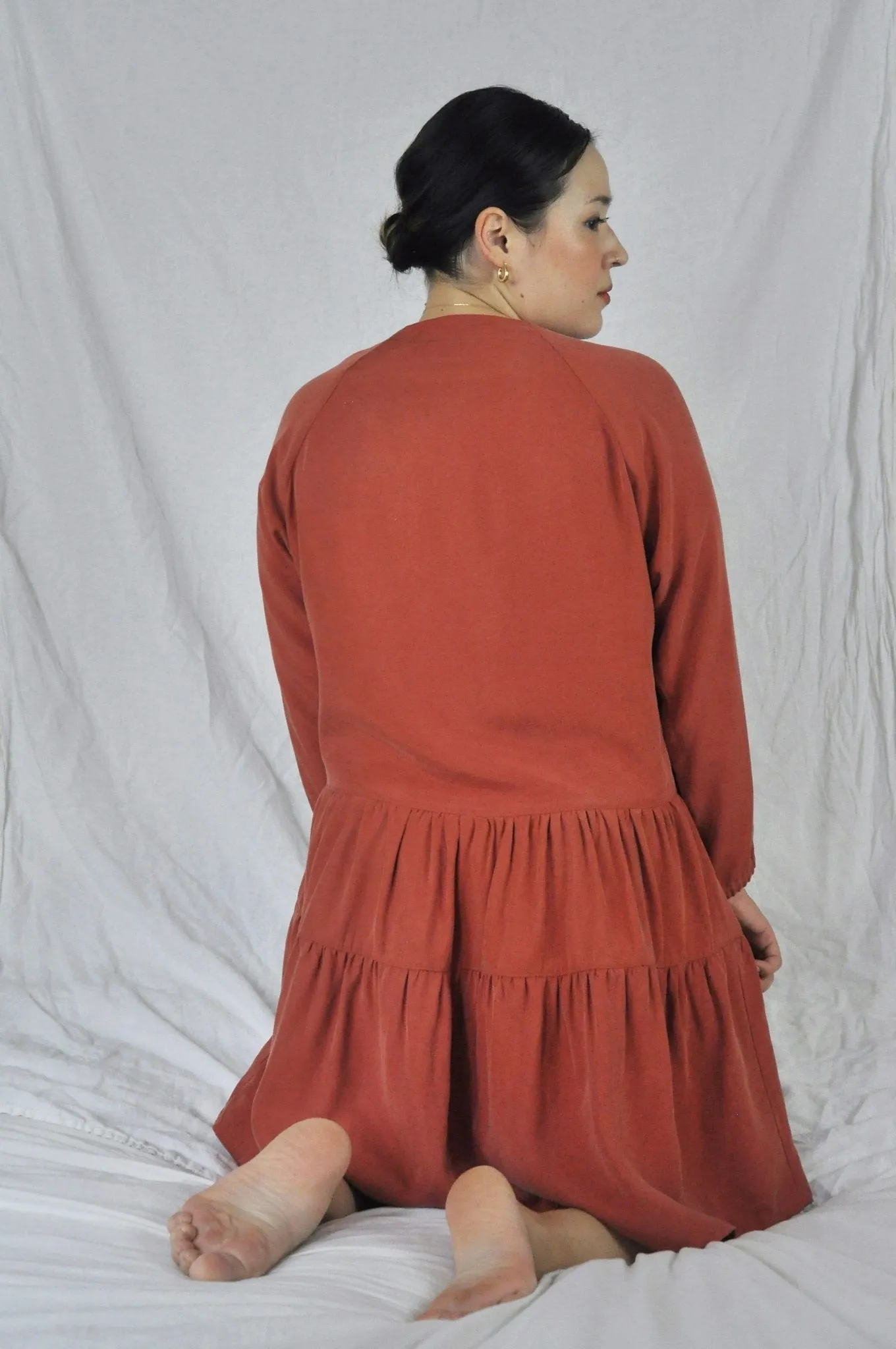 Eve Gravel Primrose Dress - Rust or Dusty Pink (Online Exclusive)