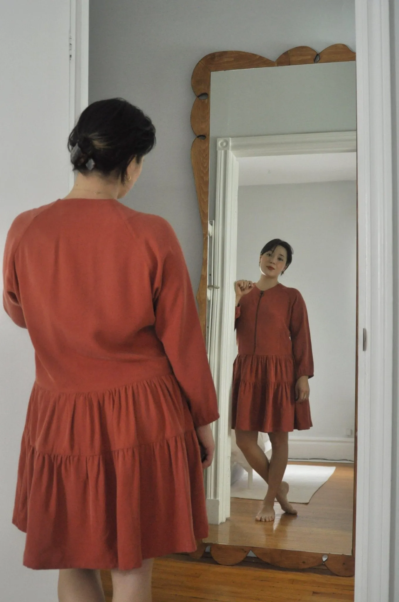 Eve Gravel Primrose Dress - Rust or Dusty Pink (Online Exclusive)