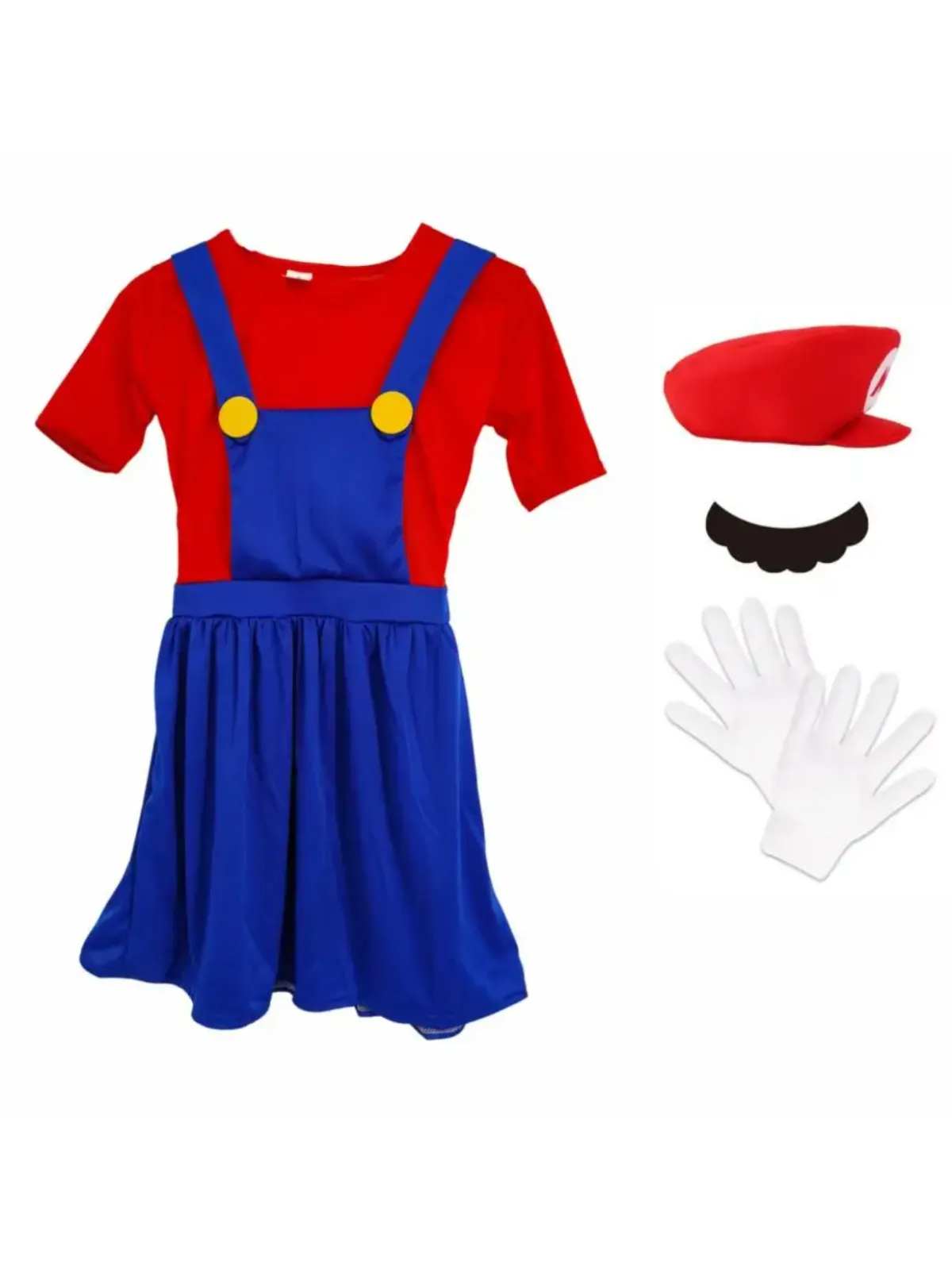 Girls Super Mario Dress Costume