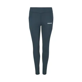 HEAD Womens Tech Badminton Tights - Navy Blue