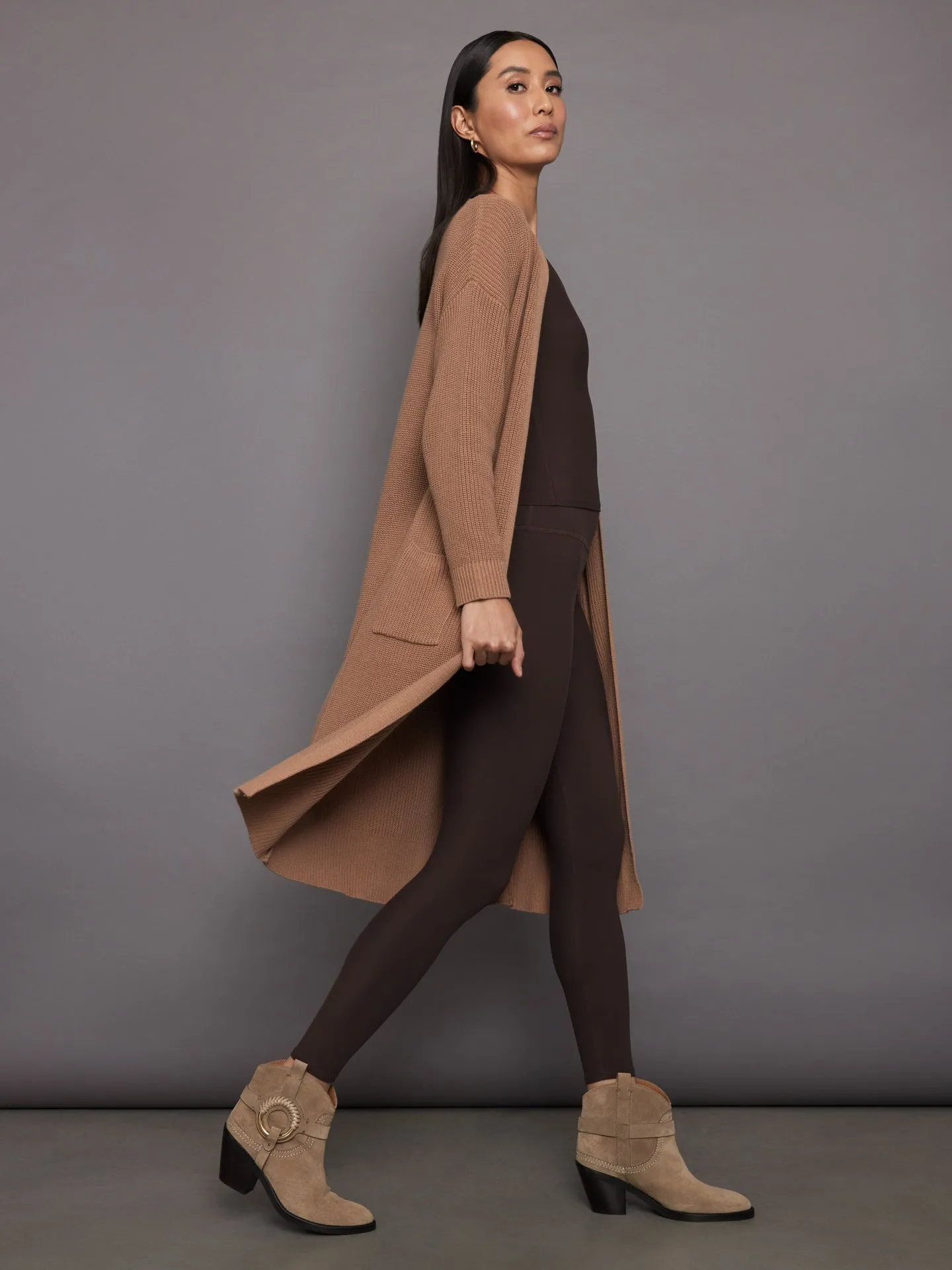 Janice Duster Cardigan - Cinnamon