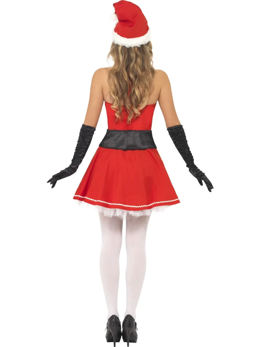 Ladies Miss Santa Claus Festive Christmas Costume   Hat
