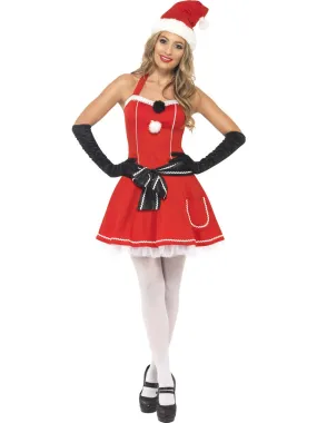 Ladies Miss Santa Claus Festive Christmas Costume   Hat