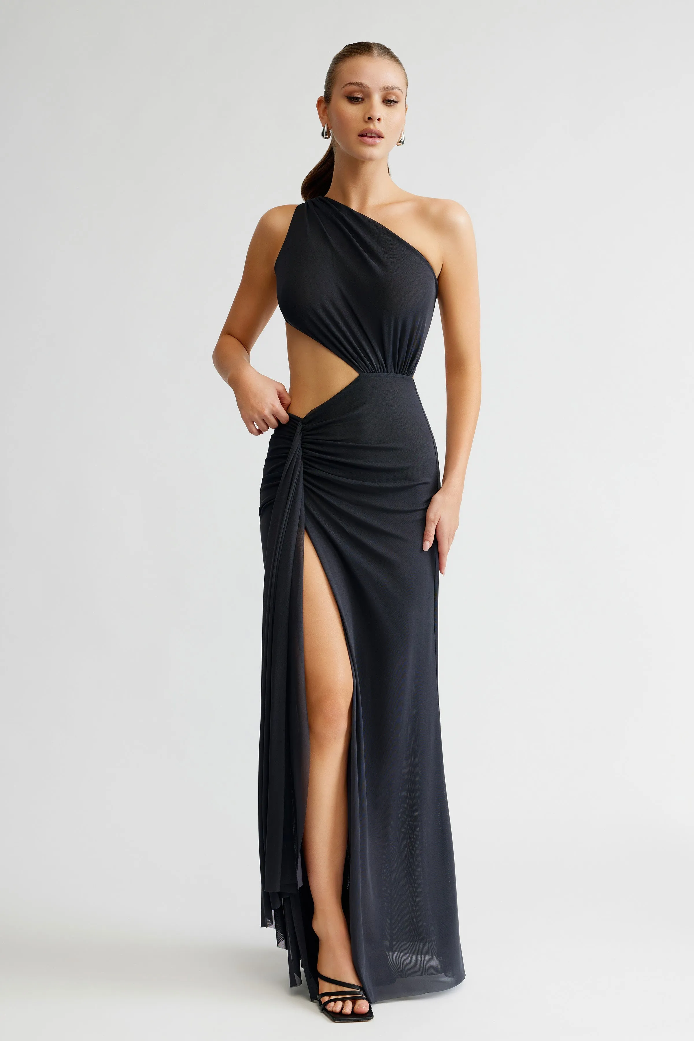 Lexi Zaniah Dress - Charcoal