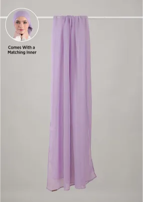 Lilac Shawl With Inner