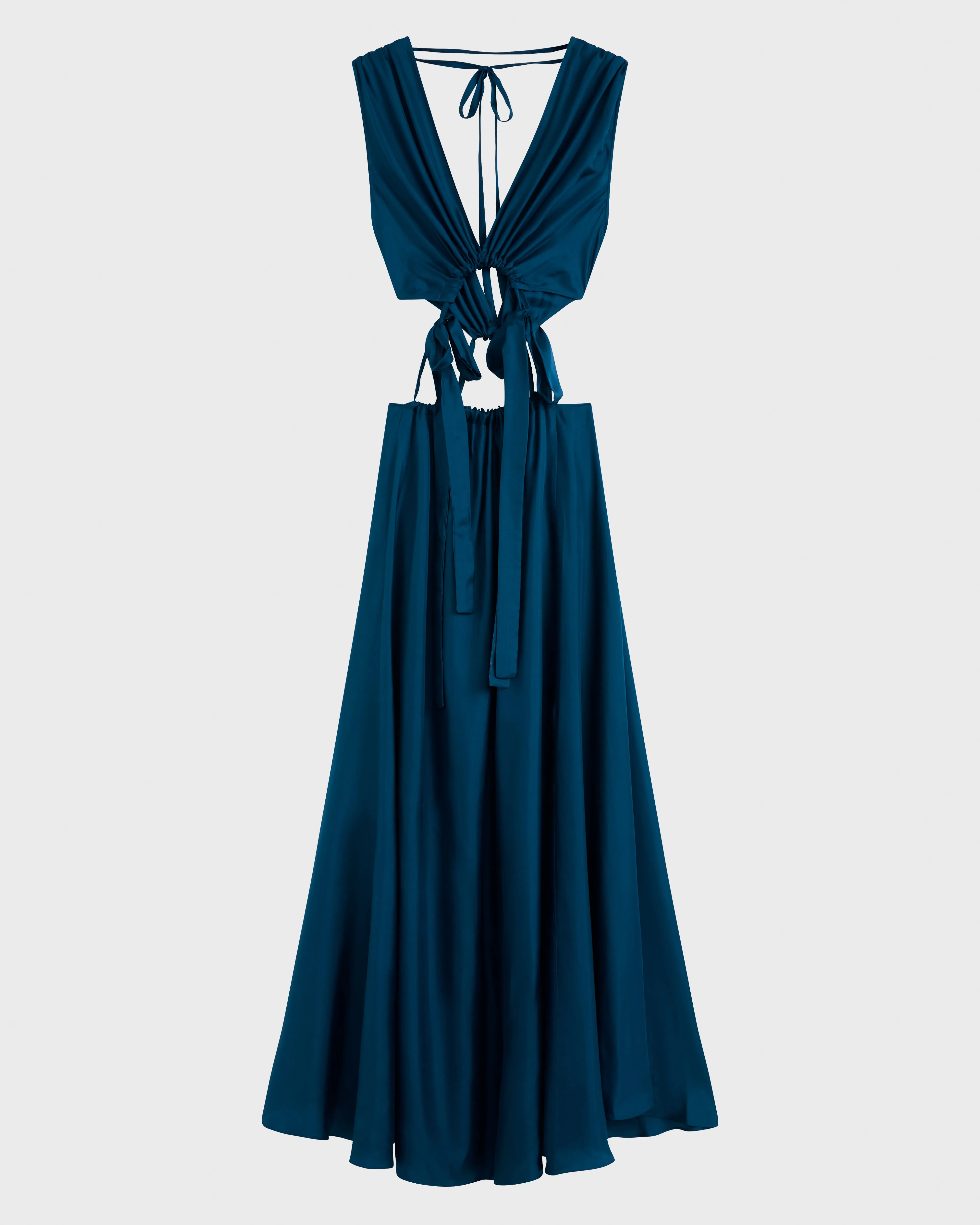 Marfa Silk Cut-out Maxi Dress - Tropico