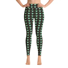 Mario Mushroom Yoga Leggings