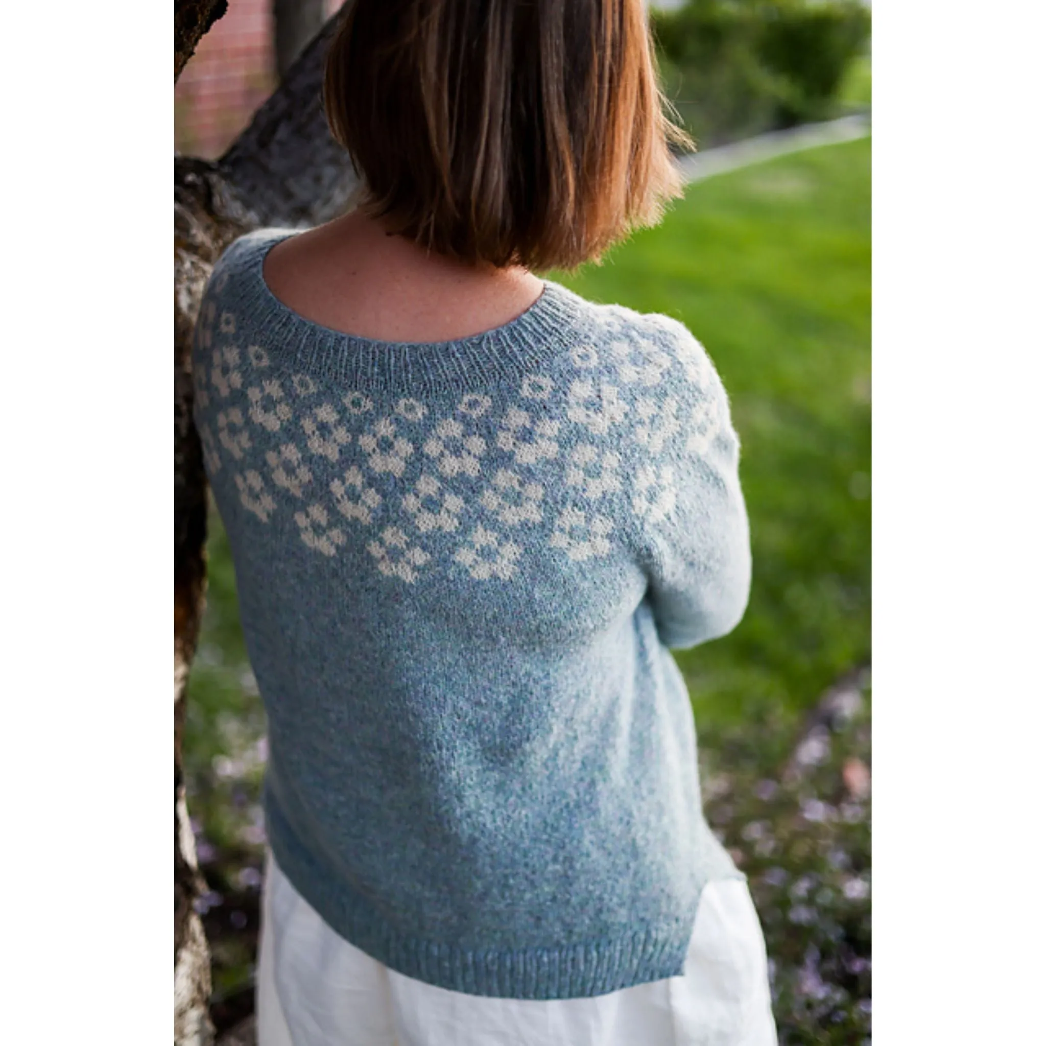 Mattie Pullover Yarn Set in Biches & Bûches Le Petit Lambswool by Kristin Drysdale