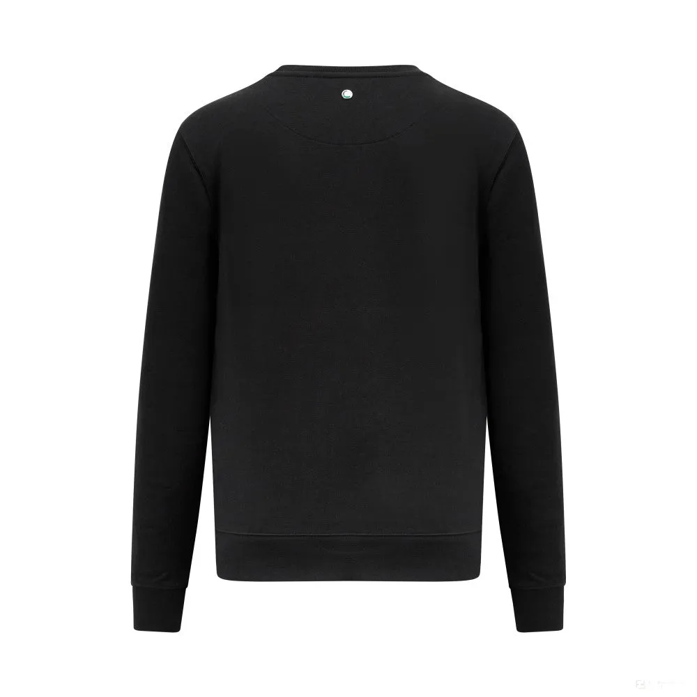 Mercedes Mens Crew Sweatshirt, Black