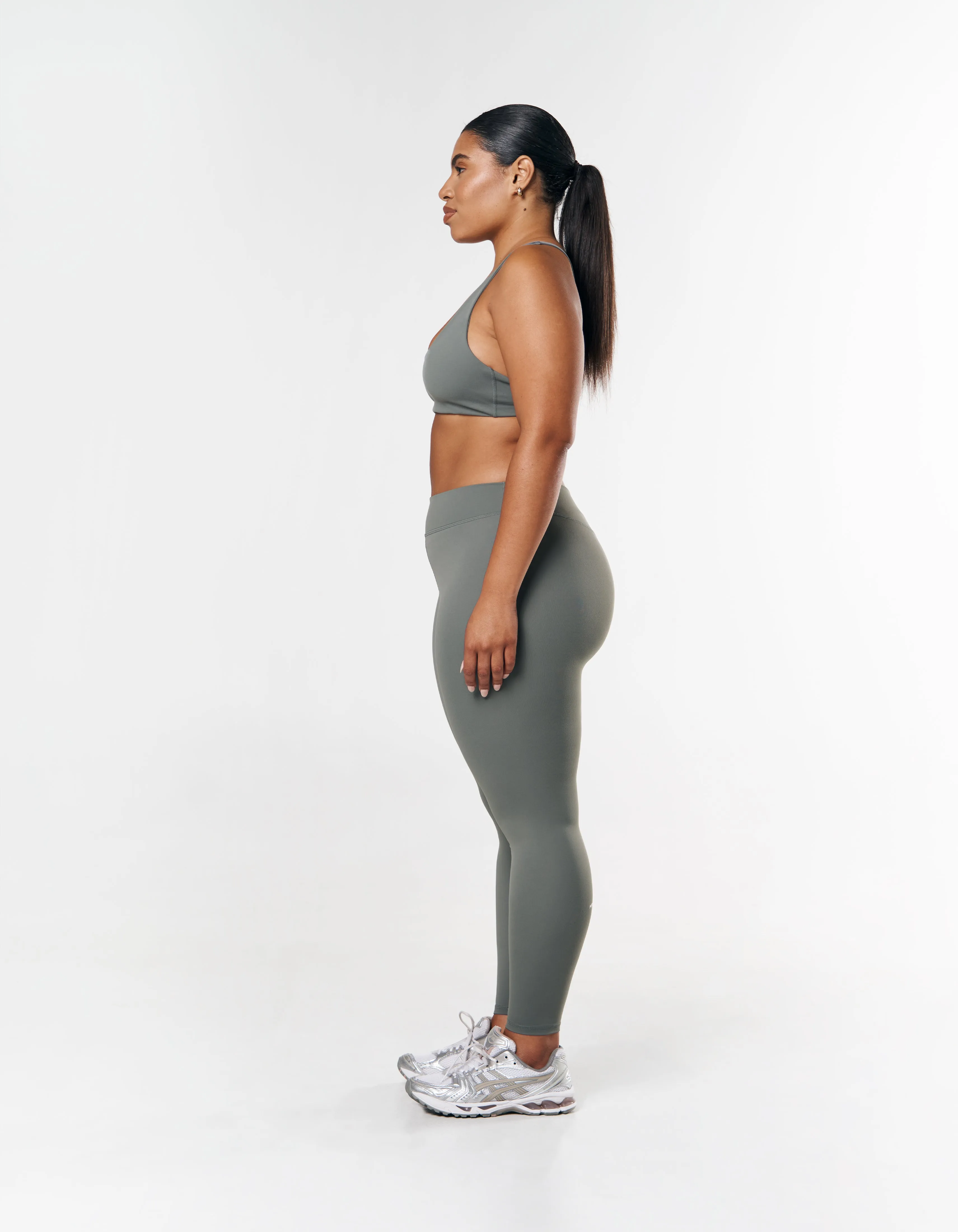 Mid Waist Tights NANDEX ™ - Thyme