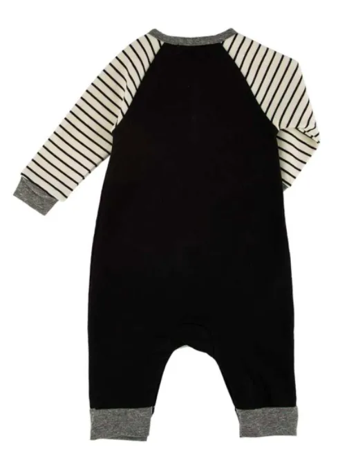Miki Miette - Bailey Romper in Black/White