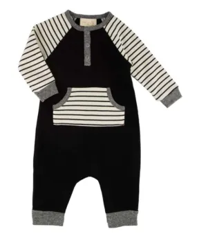 Miki Miette - Bailey Romper in Black/White
