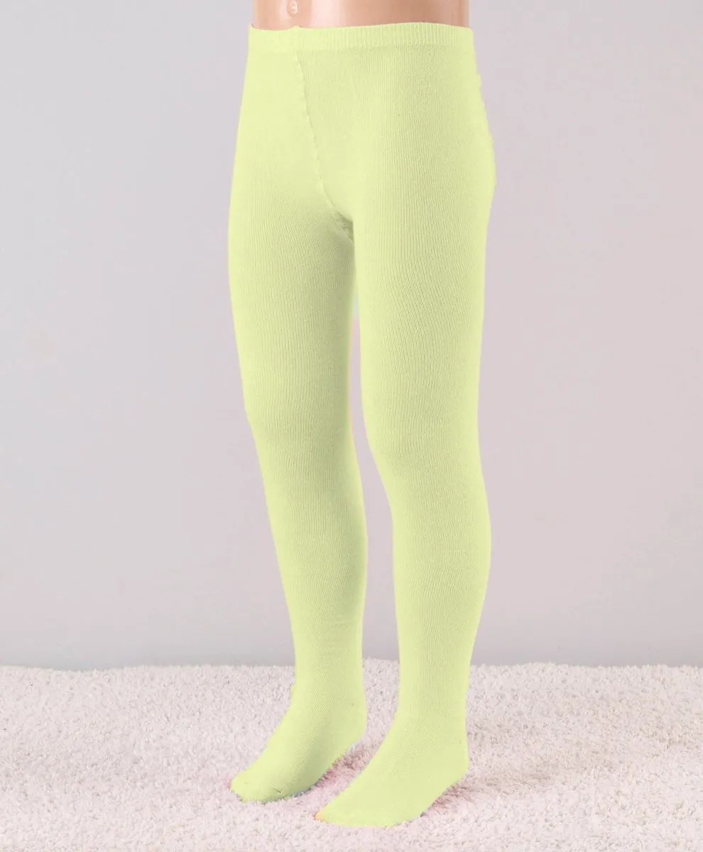 Mustang Combo Of 2 Cotton Blend Stockings: Black & Creme