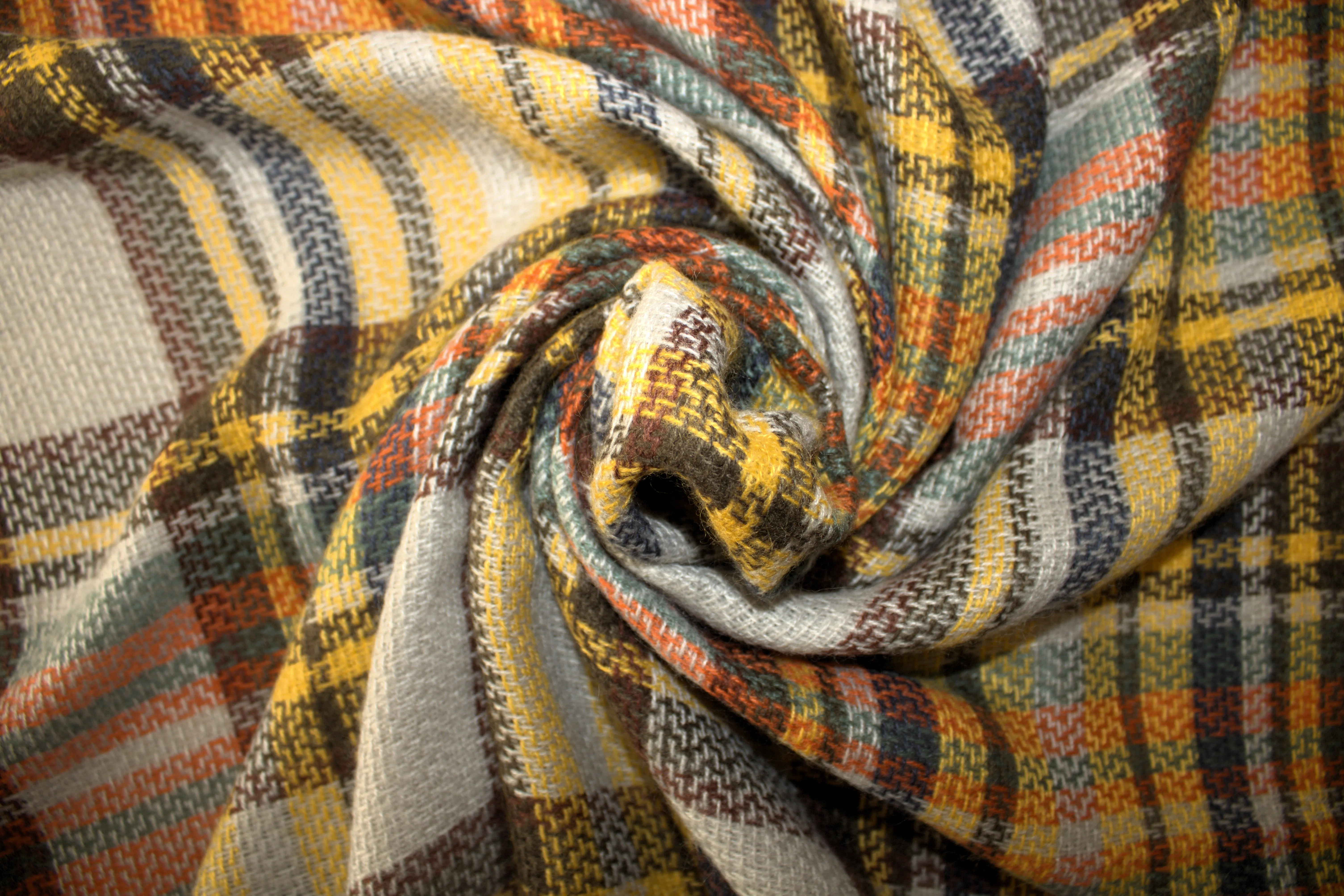 Mustard & Gray Plaid Blanket Scarf/ Bridesmaid Shawl/ Tartan Plaid Scarf/ Oversized Scarf/ Plaid Women's Blanket Scarf/ Women Scarf/ Gifts for Her/ Women Shawl/ Bridesmaid Scarf/ Fall ScarfPlaid Shawl Wrap/ Wedding Shawl/
