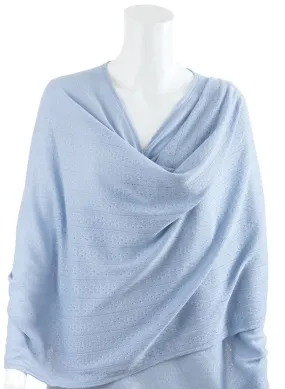 Nursing cover Textured Knit Fabric –Blue