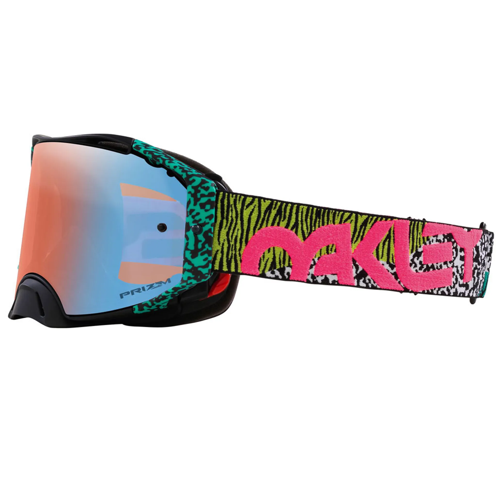 Oakley Airbrake Bengal Venom Goggles - Sapphire Iridium Lens (Multi)