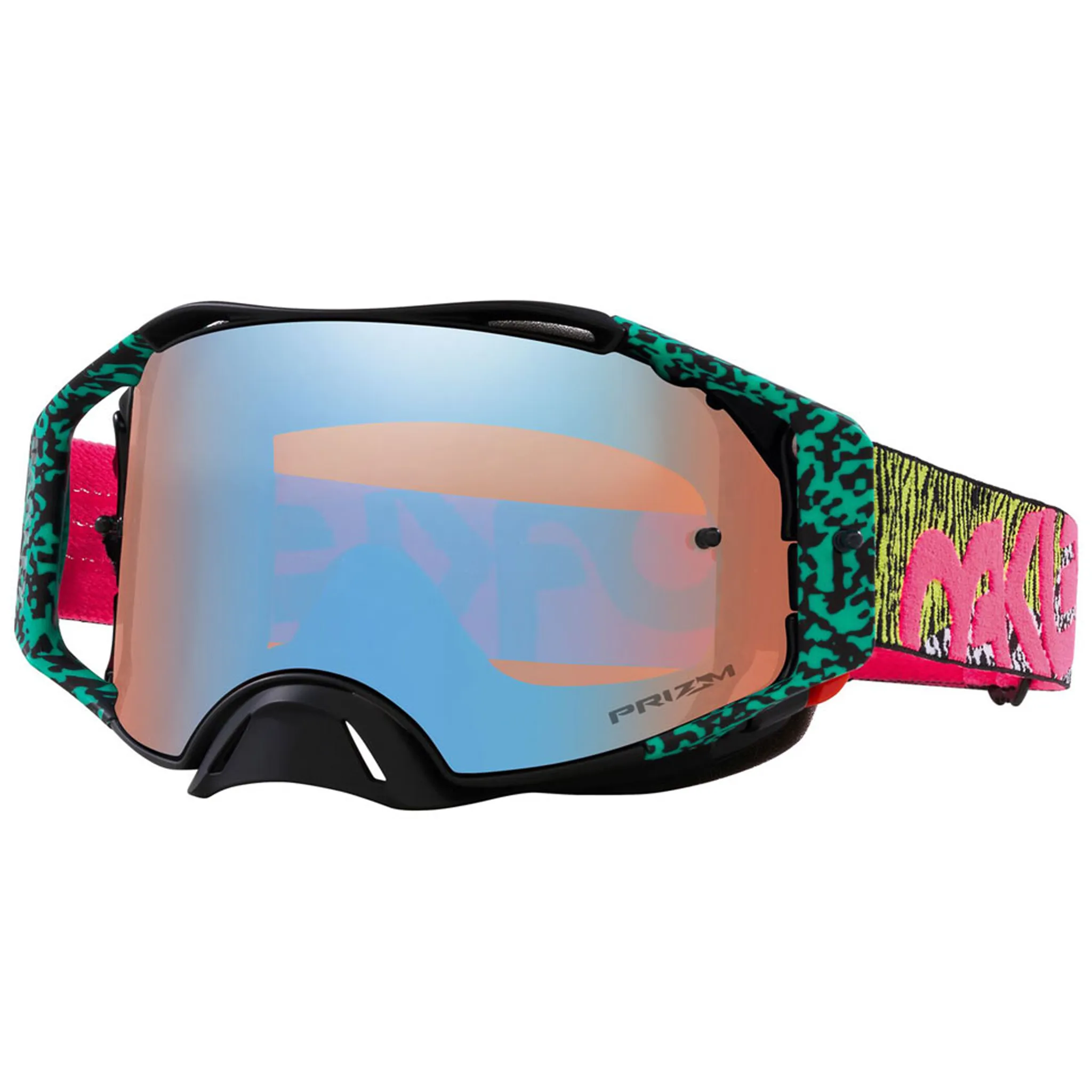Oakley Airbrake Bengal Venom Goggles - Sapphire Iridium Lens (Multi)
