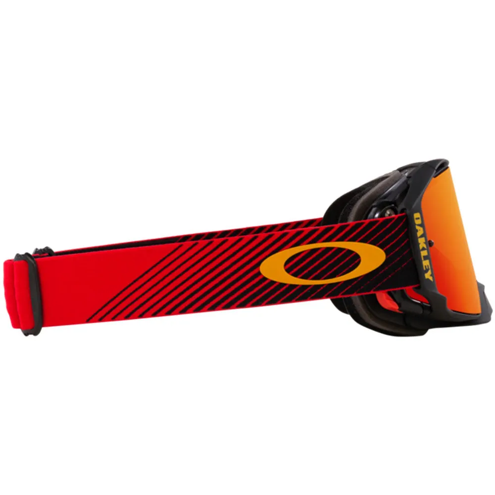 Oakley Airbrake Goggles - Prizm MX Torch Iridium Lens (Red Flow)
