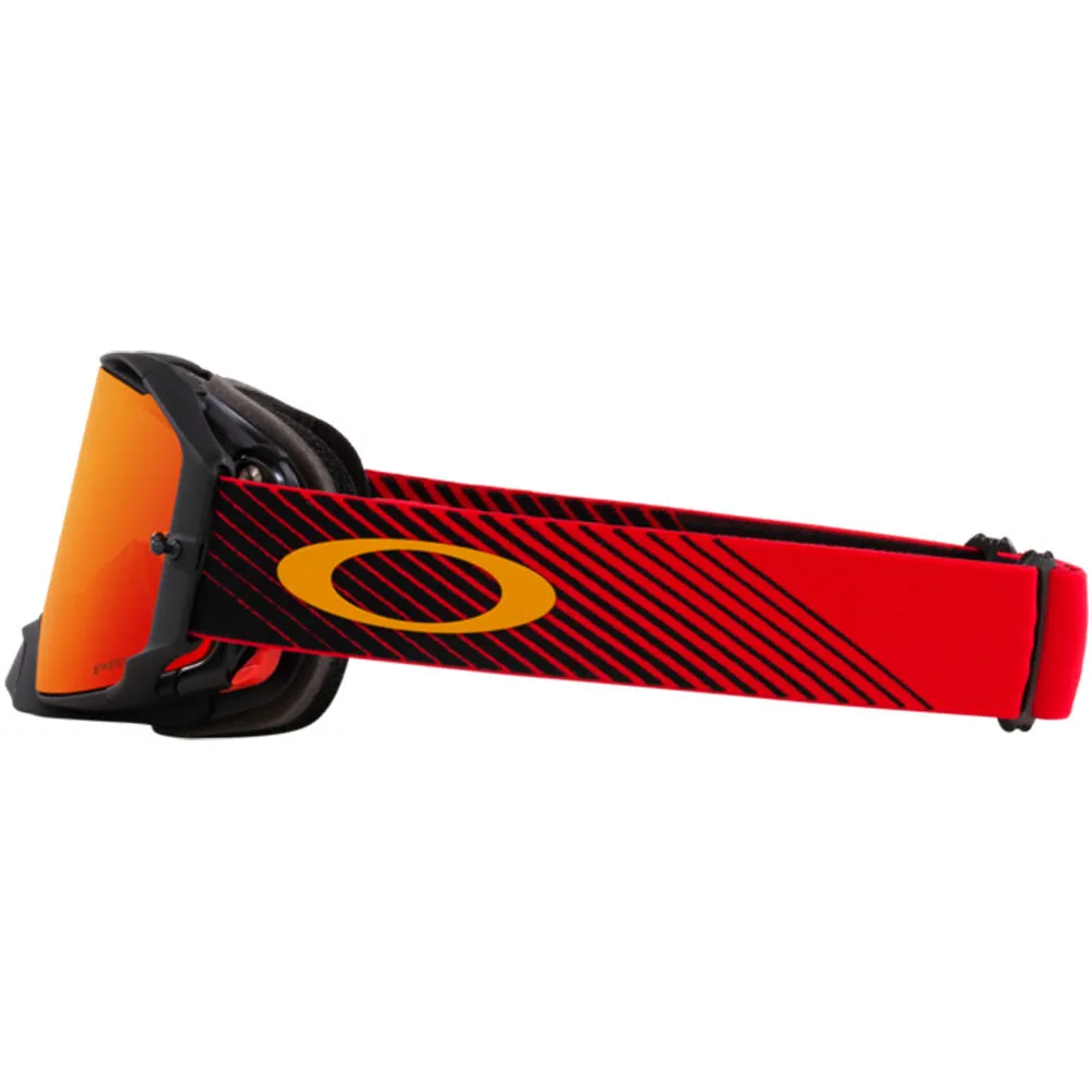 Oakley Airbrake Goggles - Prizm MX Torch Iridium Lens (Red Flow)
