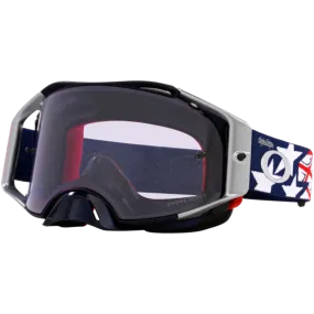 Oakley Airbrake Troy Lee Designs Goggles - Prizm MX Low Light Lens (Red/White/Blue Wings)